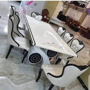 Luxurious Executive Dinning Set Wit 8 Chairs