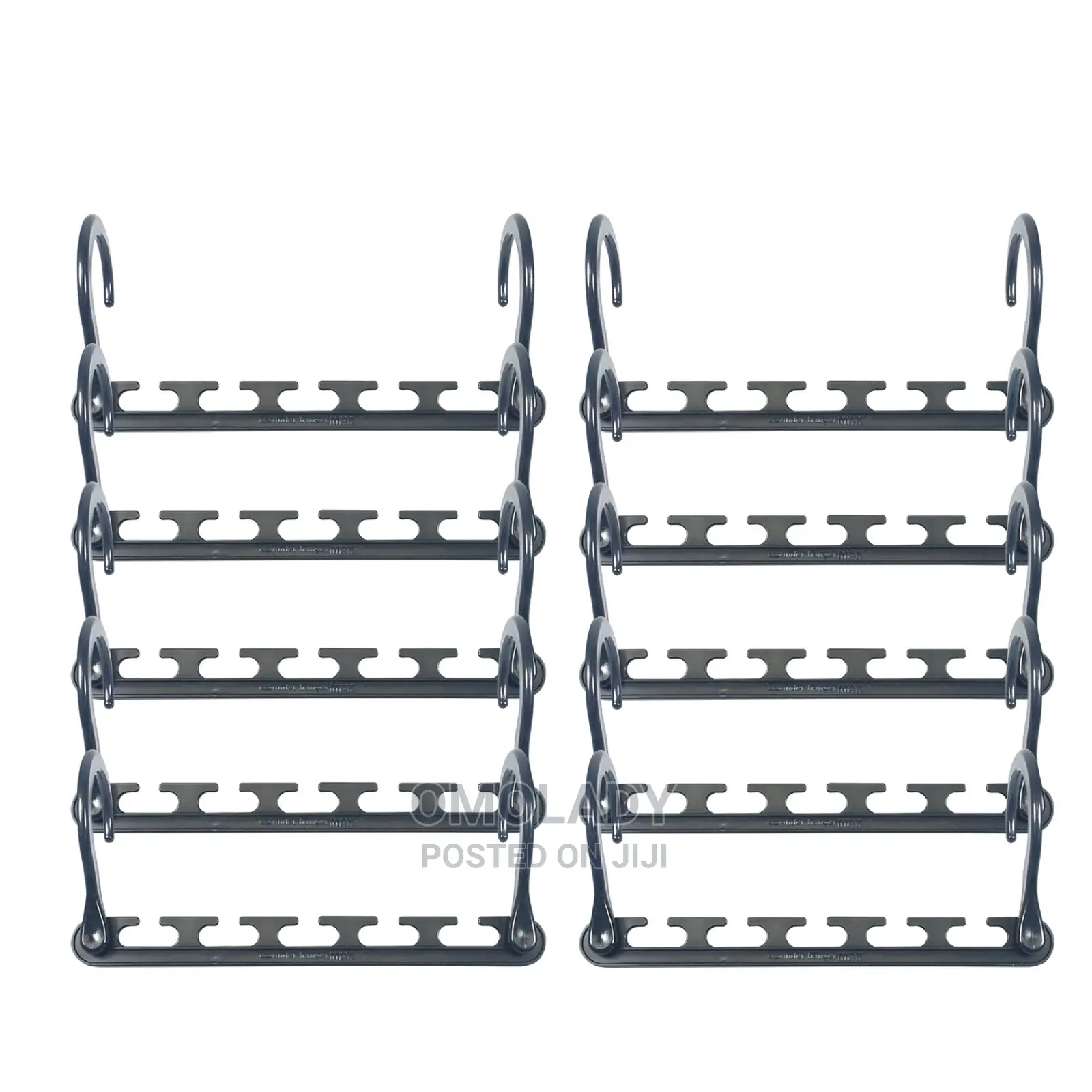Wonder Hanger Max, Steel Grey, 10 Pack