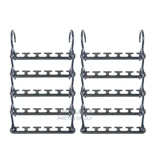 Wonder Hanger Max, Steel Grey, 10 Pack