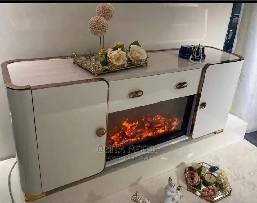 Electric Fireplace Television Shelf