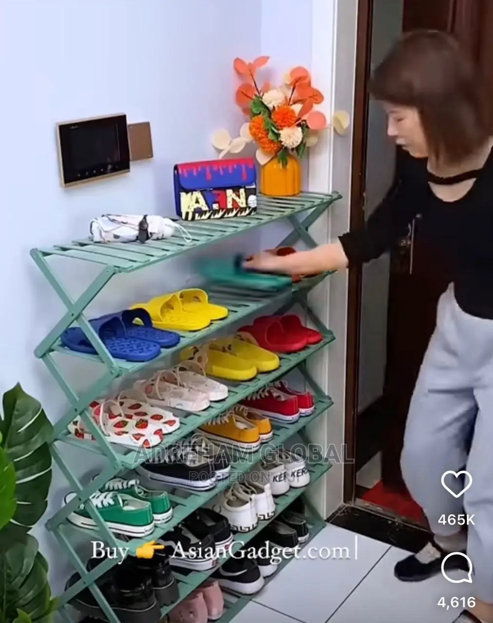 Foldable 6 Steps Shoe Rack.