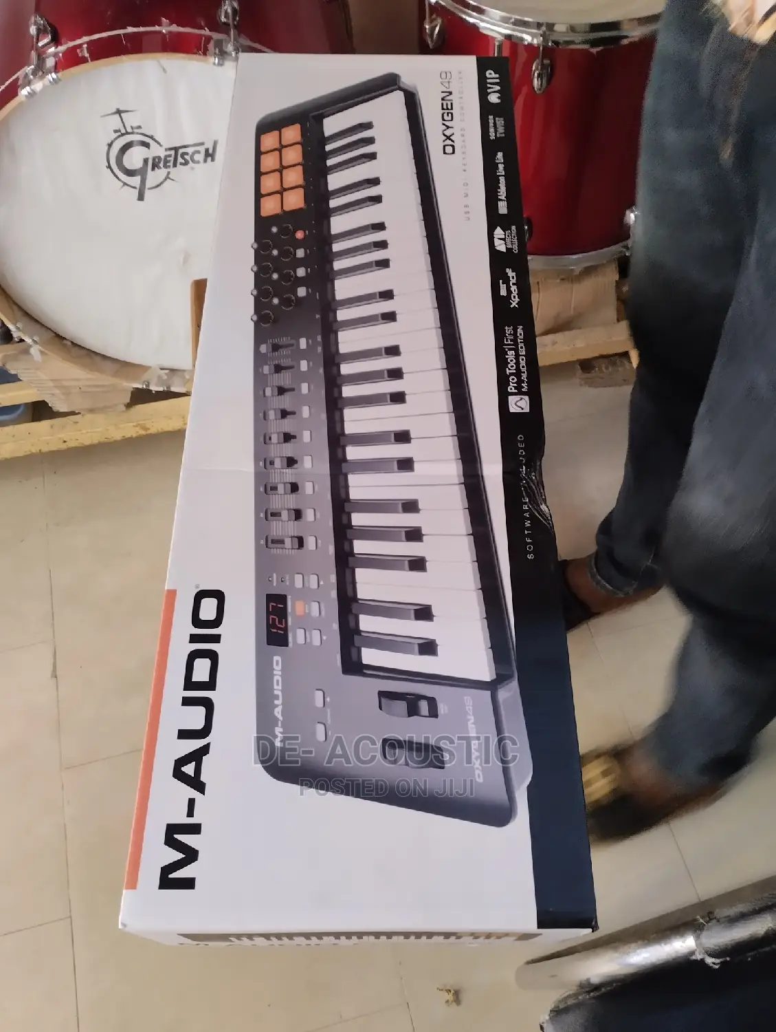 Maudio Oxygen 9 Key USB MIDI Keyboard With Beat Pads