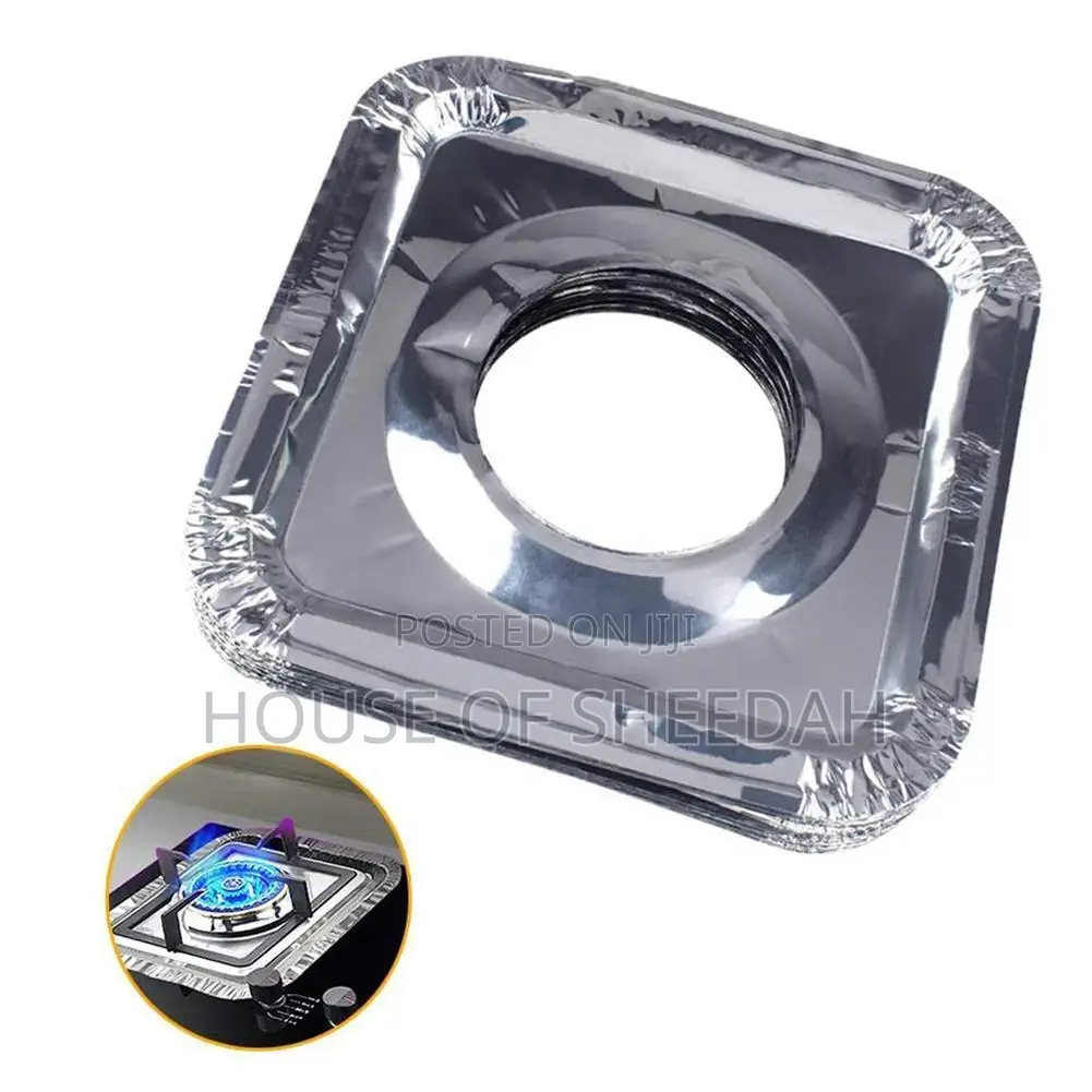 10pcs Reusable Gas Foil Stove Protector
