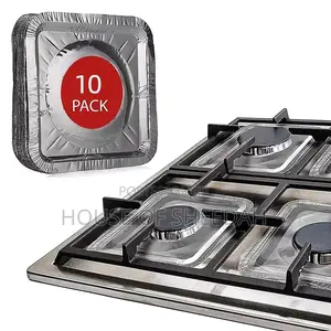 10pcs Reusable Gas Foil Stove Protector