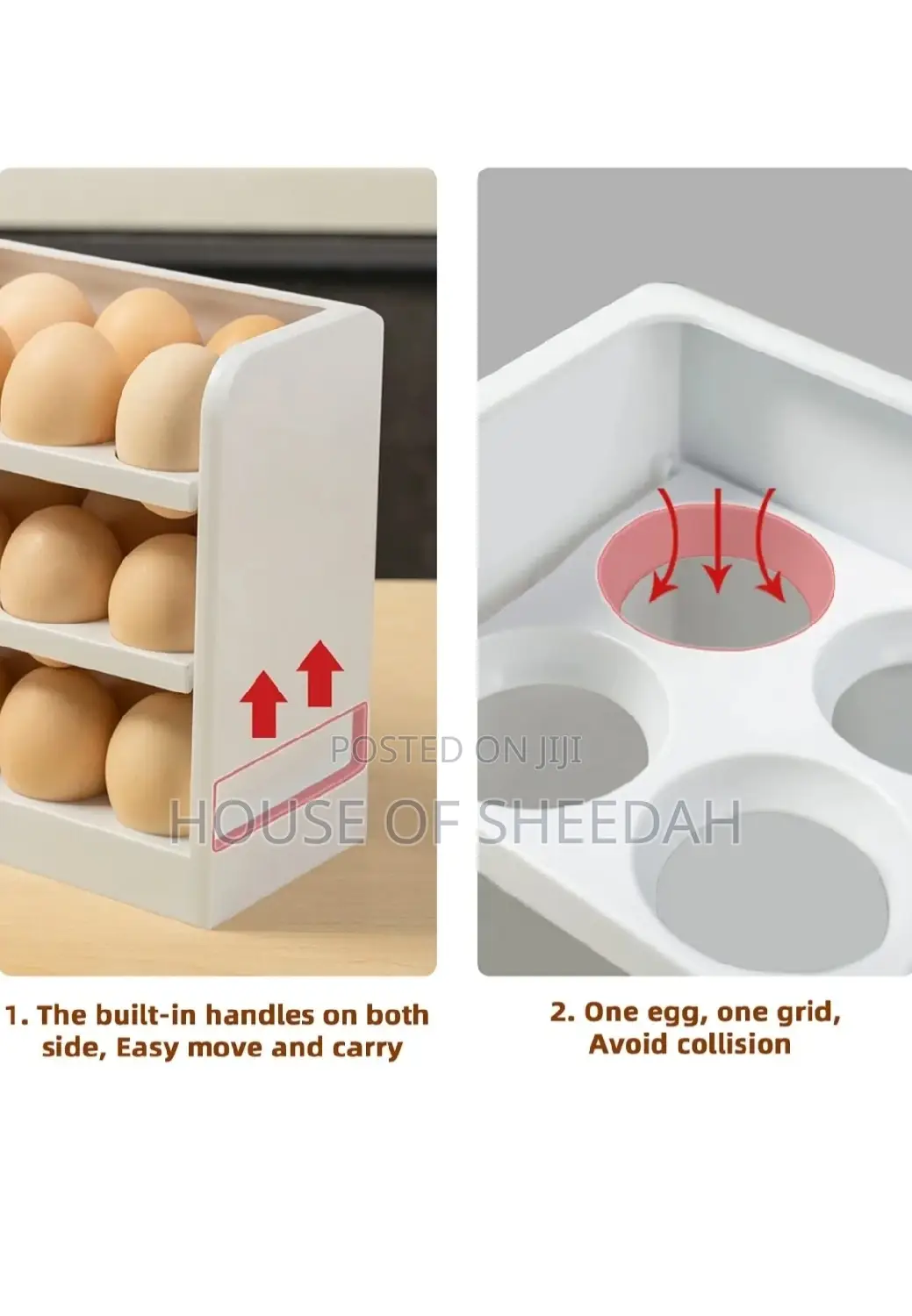 Egg Storage Container for Refrigerator Door, ,30pcs .