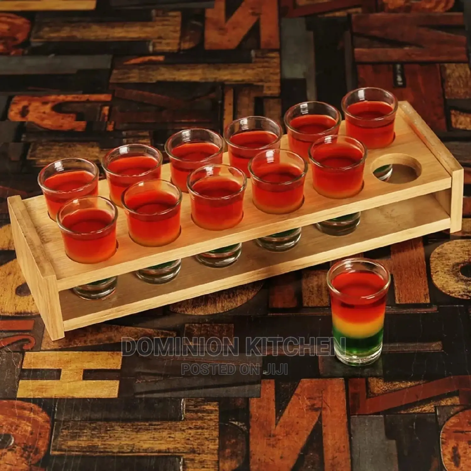 Tequila Glass Holder With Cup