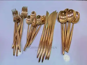 Unique Gold Spoon Set