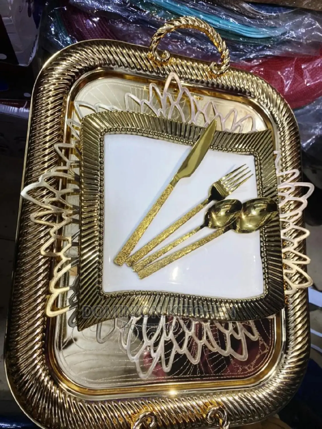 Unique Gold Spoon Set