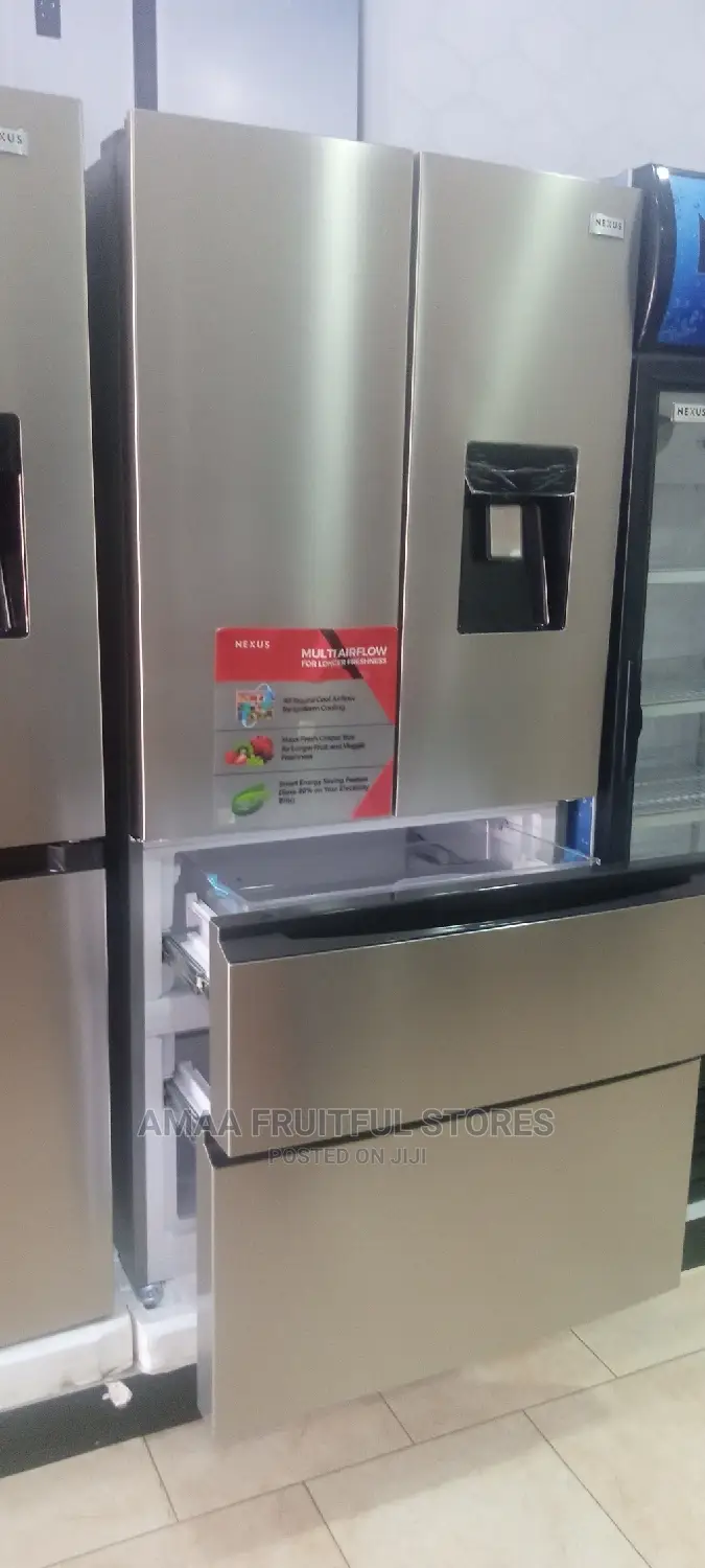 Nexus Side by Side Refrigerator With Drawer