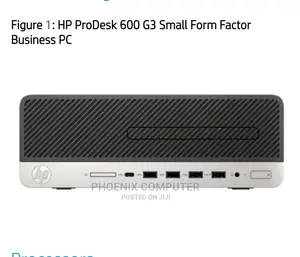 Desktop Computer HP ProDesk 600 G3 8GB Intel Core I5 SSD 512GB