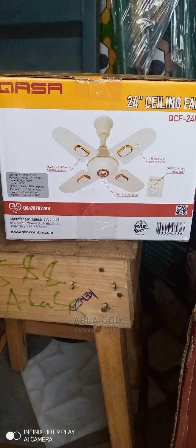 Qasa 24 Inches Ceiling Fan