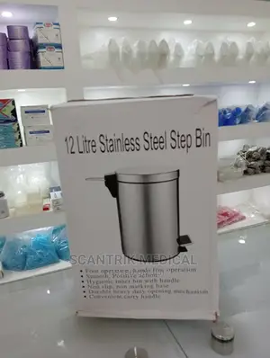 12 Litres Stainless Trash for Home Hospital Clinic Offices