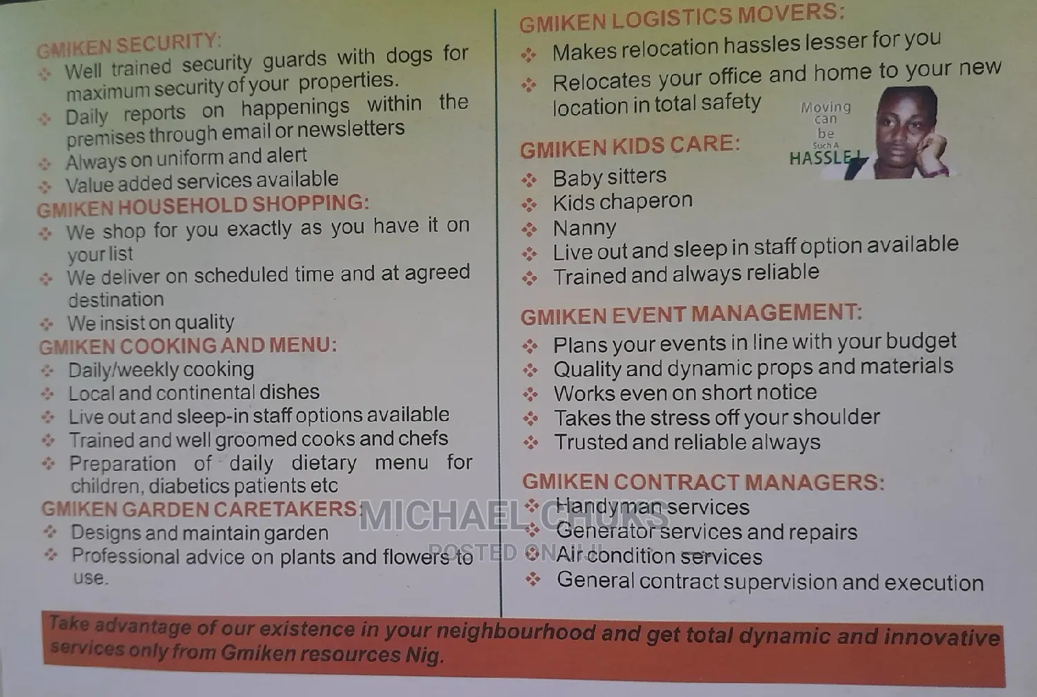 Gmiken Cleaning Services