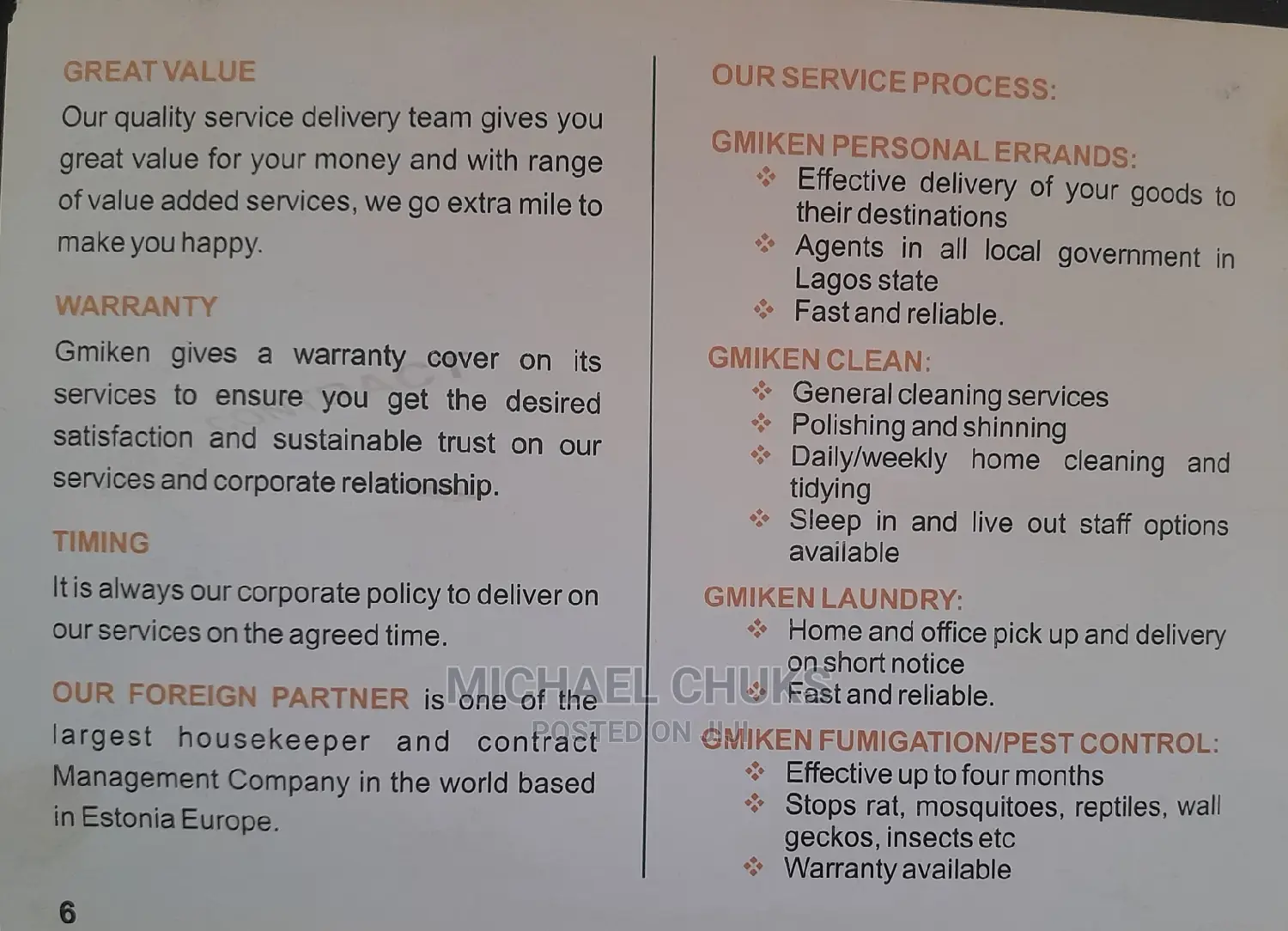 Gmiken Cleaning Services