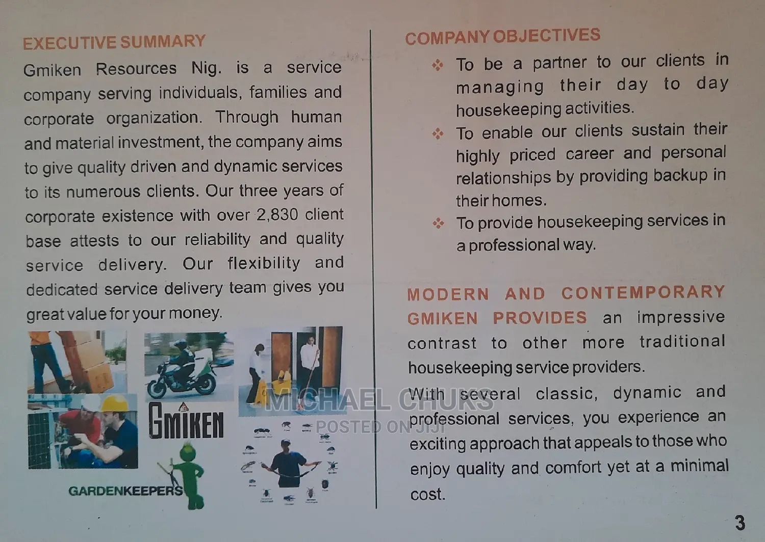 Gmiken Cleaning Services