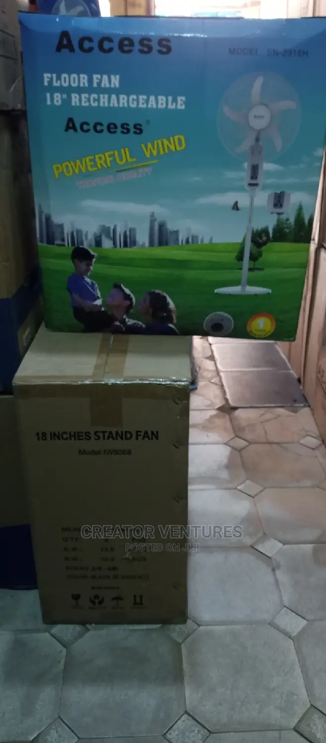Access Rechargeable Fan, Fully Copper Coil, Anti-Rust Body