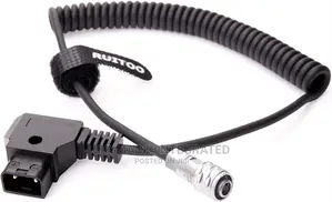 RUITOO BMPCC / Coiled Cord Power Cable for Blackmagic Po