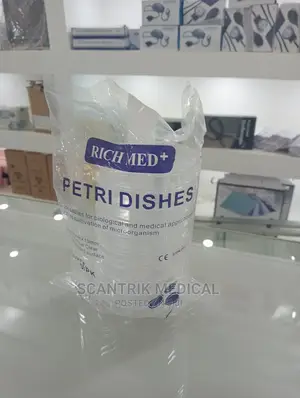 Medical Laboratory Plastic Petri Dish 90 X15mm, Sterile,