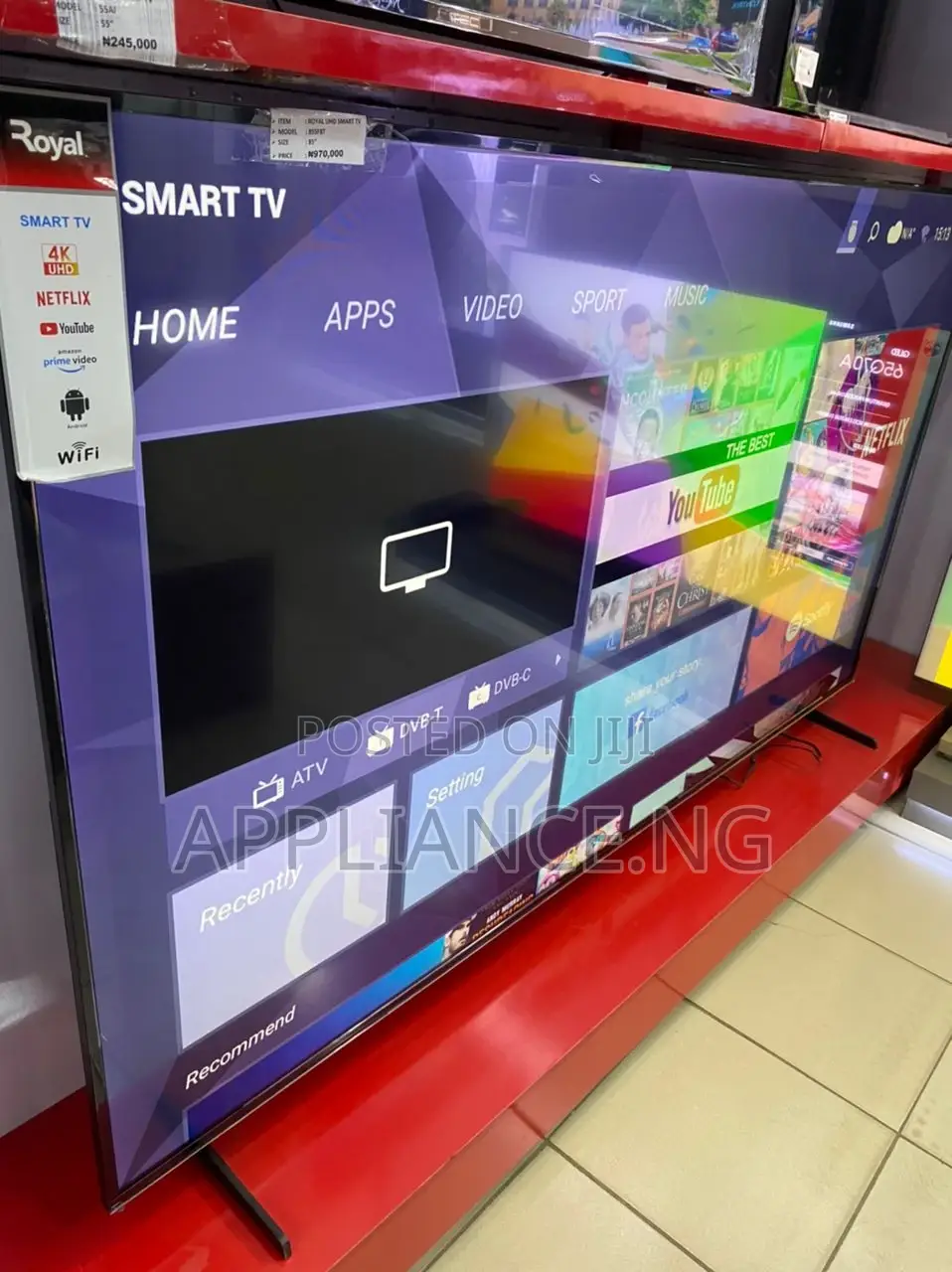 Royal 82" Smart Television