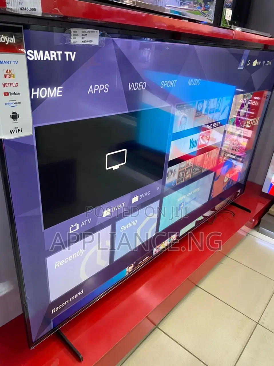Royal 82" Smart Television