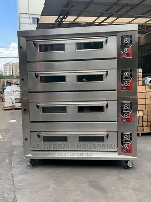 Industrial 4 Deck Oven 16 Trays Gas