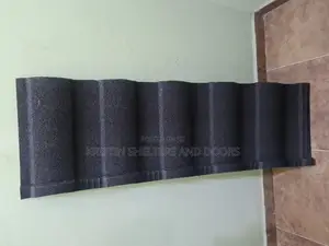Roman Pure Black Stone Coated Roofing Sheet