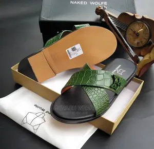 Naked Wolfe Leather Slipers
