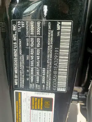 Mercedes-Benz M Class 2015 Black