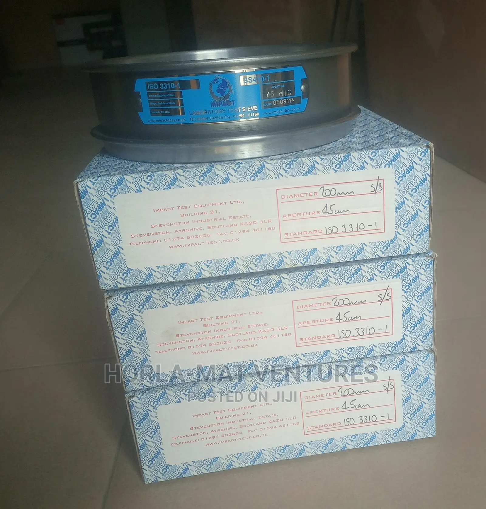 Impact Sieve 45 Microns (Bristish Standard)