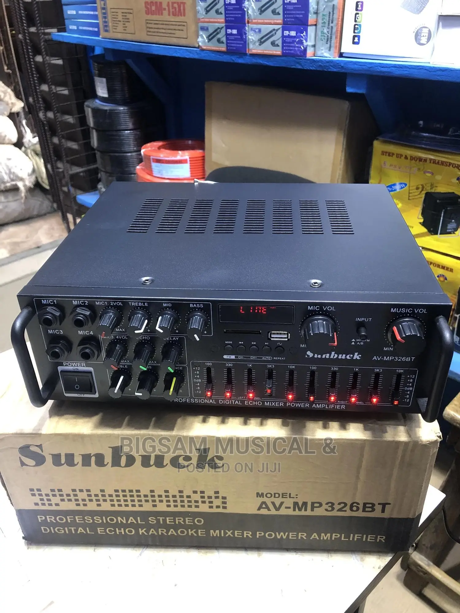 SUNBUCK Bluetooth Channel Audio Power Hifi Amplifier 3