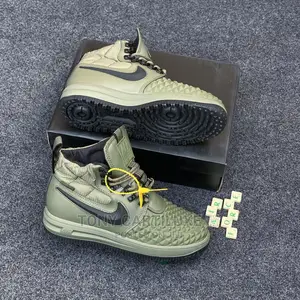 Nike Lunar Air Force 1 Duckboot Black High Top