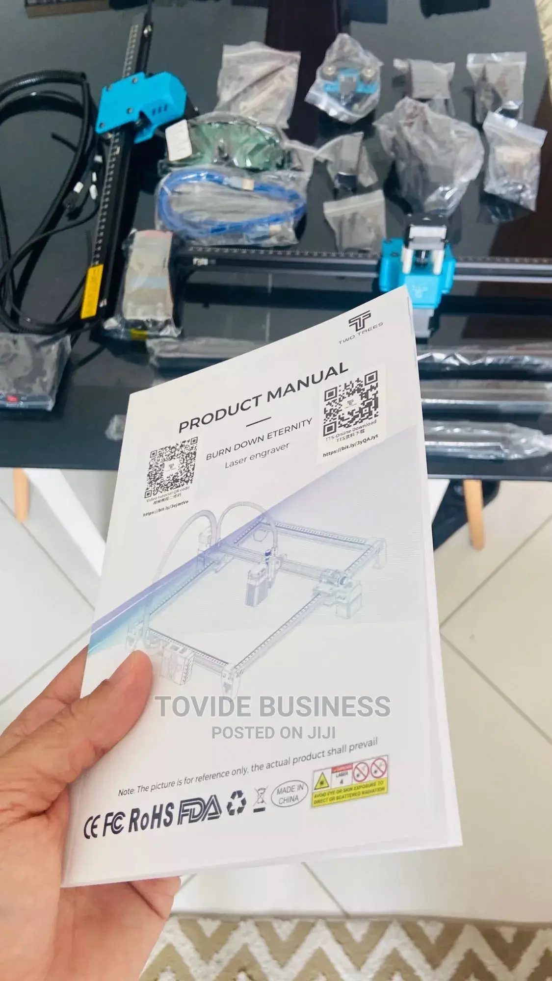 Laser Engraver And Cutter Machine + Wifi