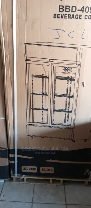 Display Side by Side Beverage Cooler.