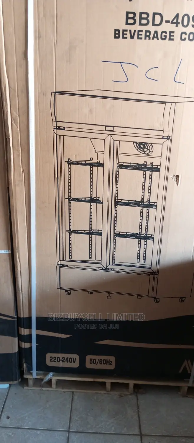 Display Side by Side Beverage Cooler.