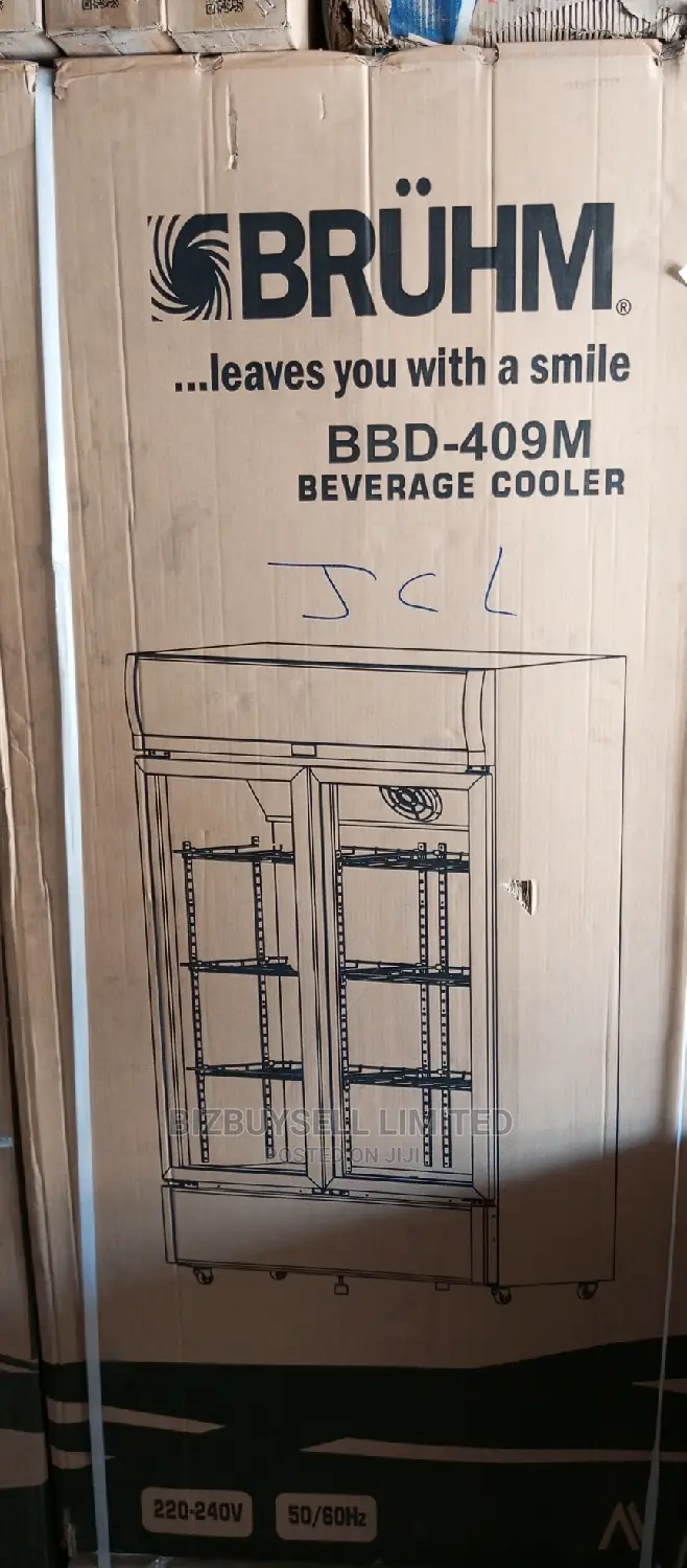 Display Side by Side Beverage Cooler.