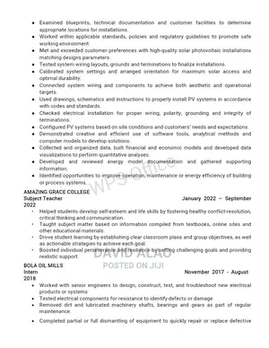 Sales Telemarketing CV
