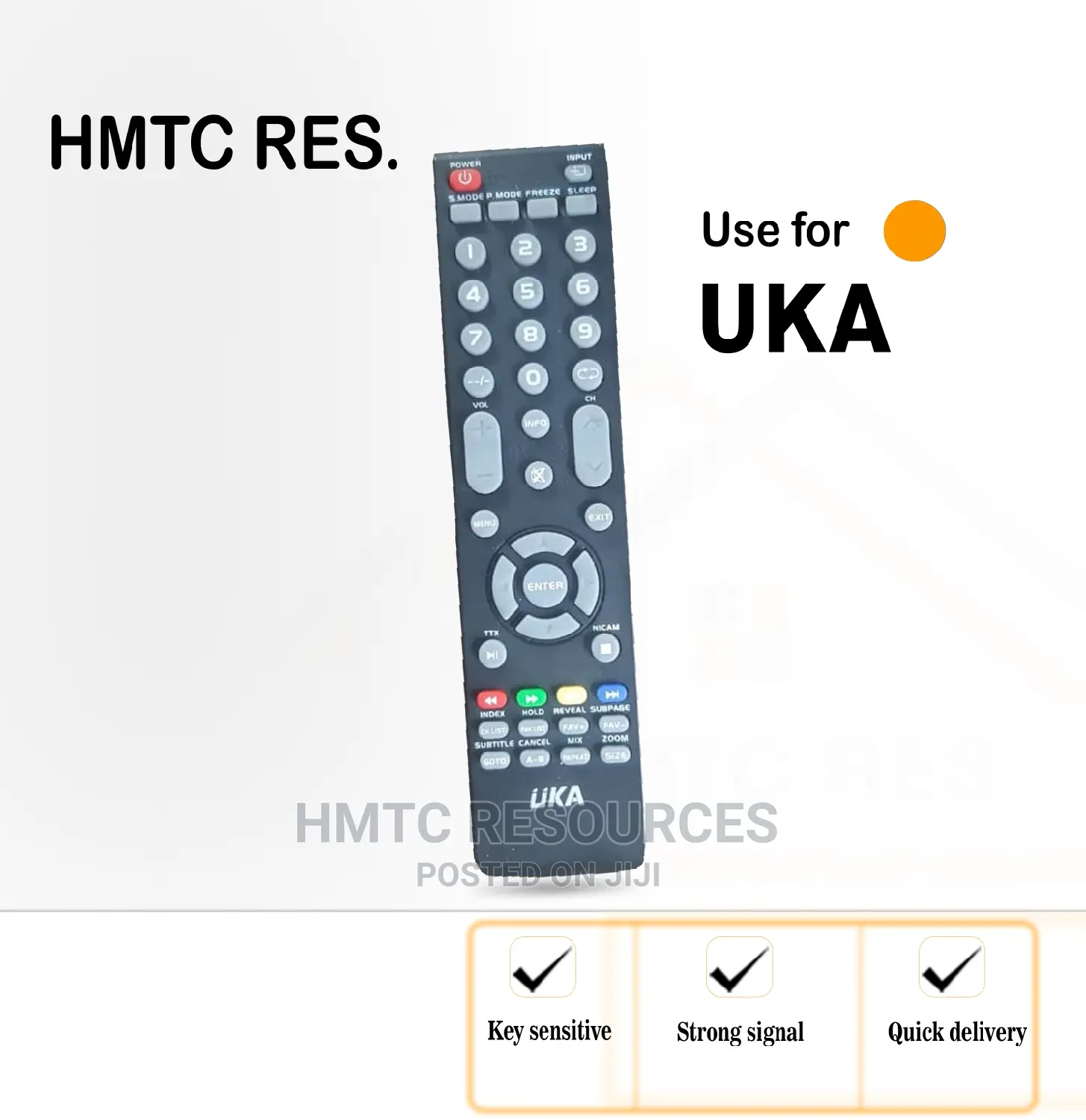 UKA Led/Hdtv Television Remote Control in PortHarcourt Accessories
