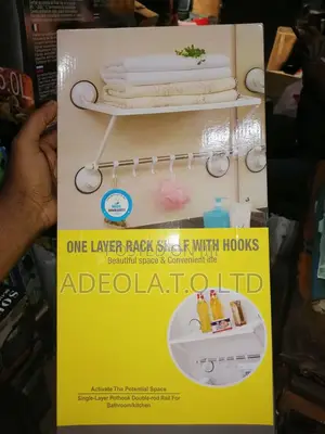 One Layer Shelf With Hook