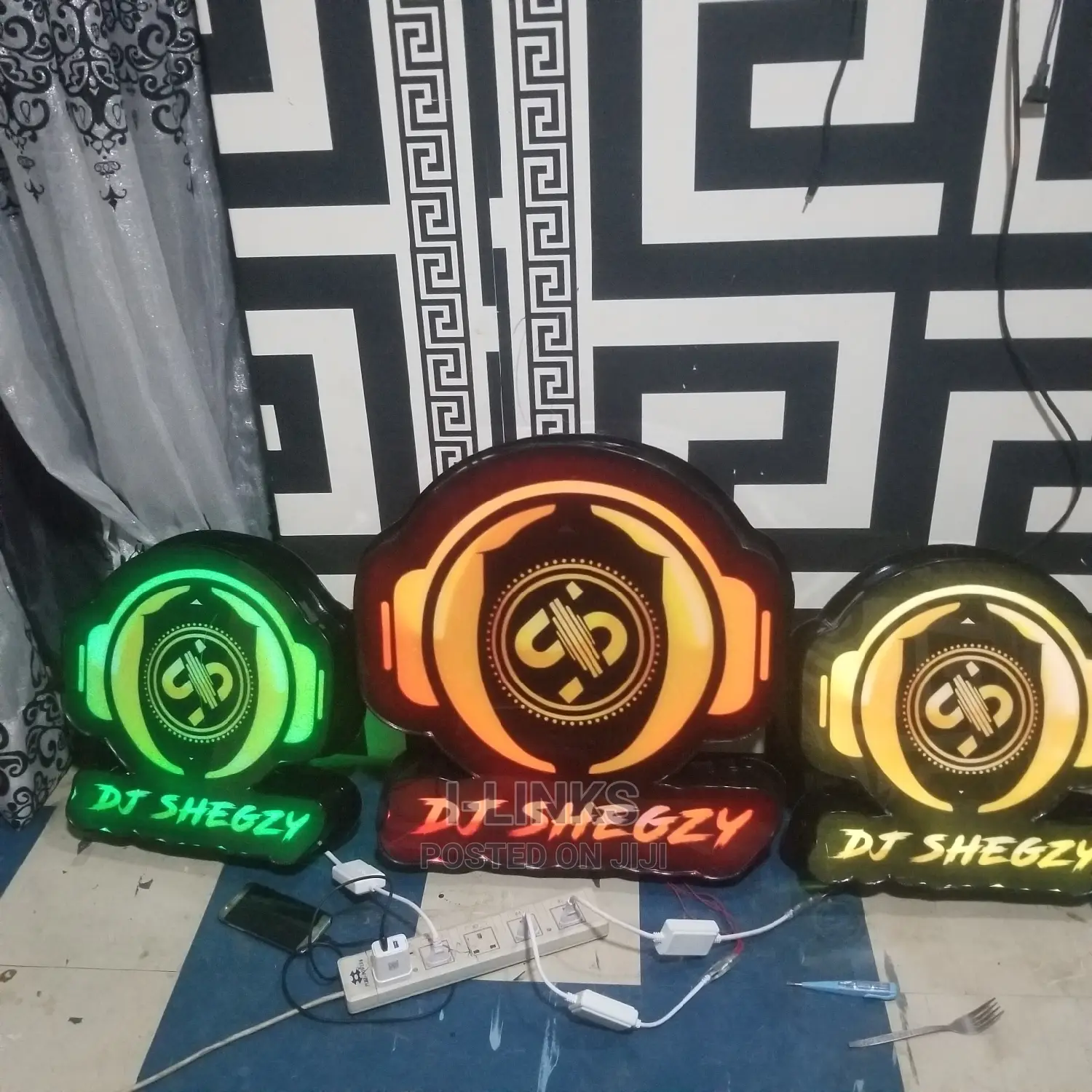 LED DJ Booth/Facade Construction