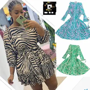 Cute Ladies Short Pleated Dress