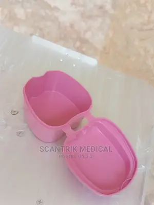 Denture Bath Box Case Dental False Teeth