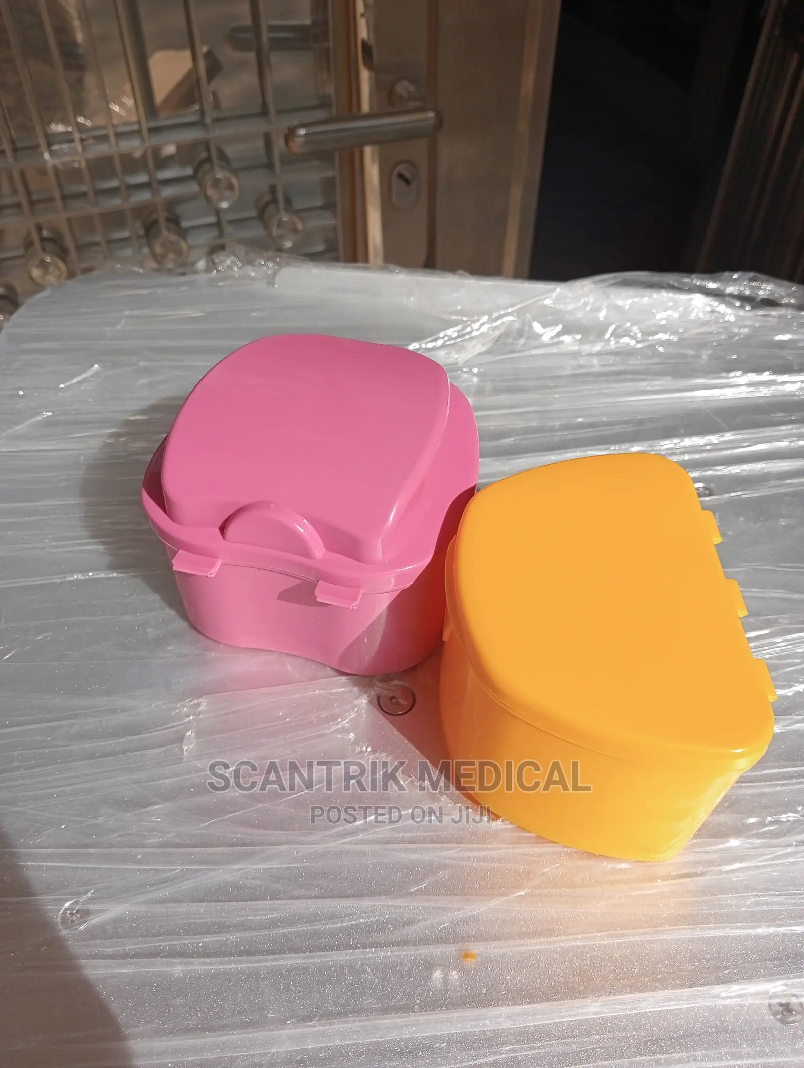 Denture Bath Box Case Dental False Teeth
