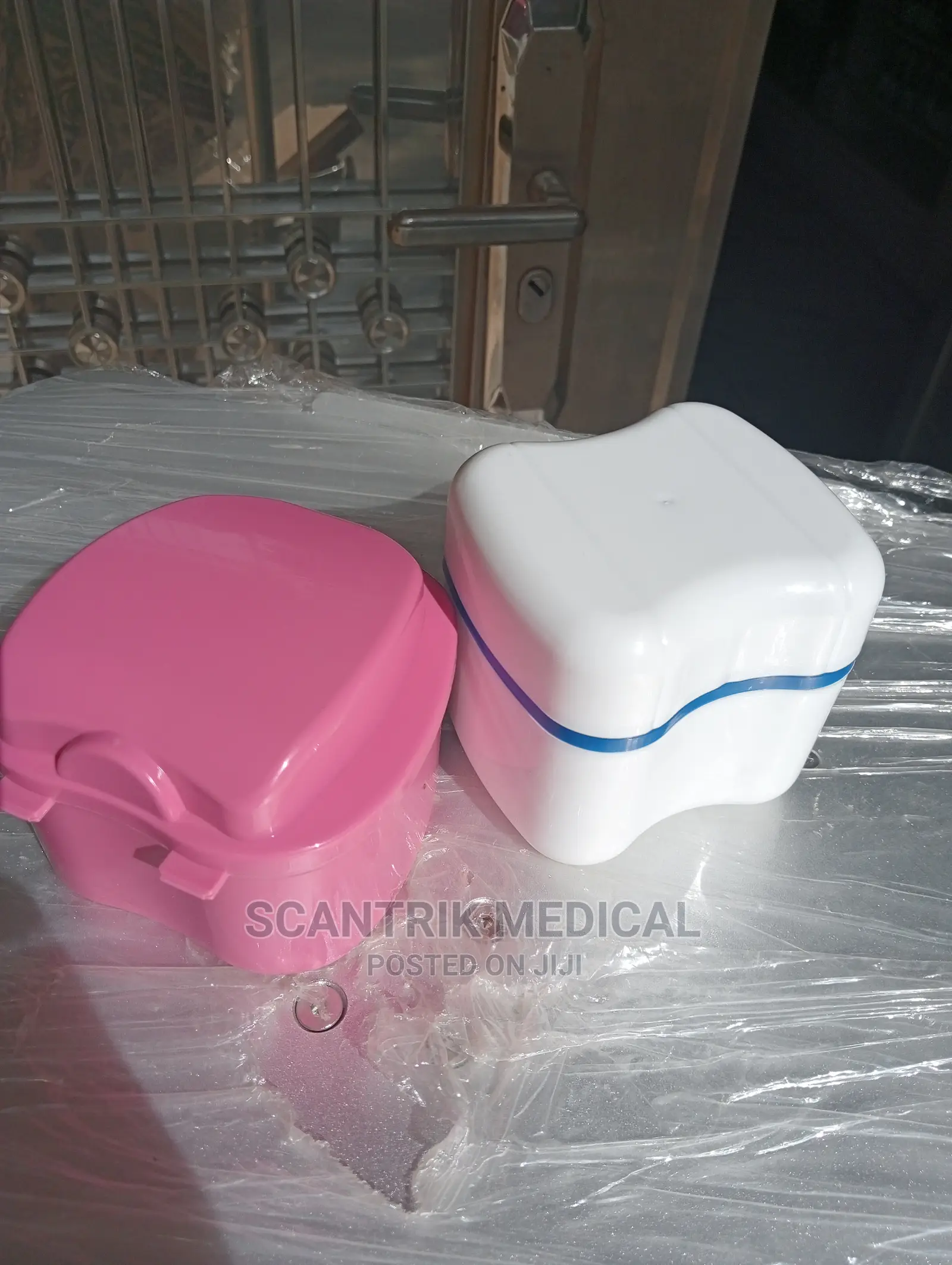 Denture Bath Box Case Dental False Teeth