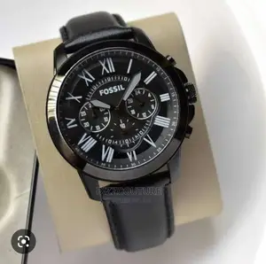 Original FOSSIL Leather Strap Watch Available in Store