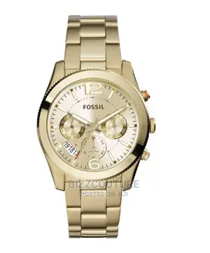 Original FOSSIL Gold Stainless Steel Watch Available Instore
