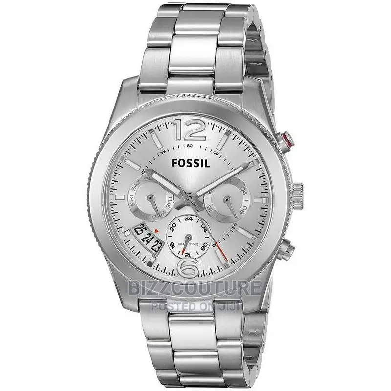 Original FOSSIL Silver Stainless Steel Available in Store
