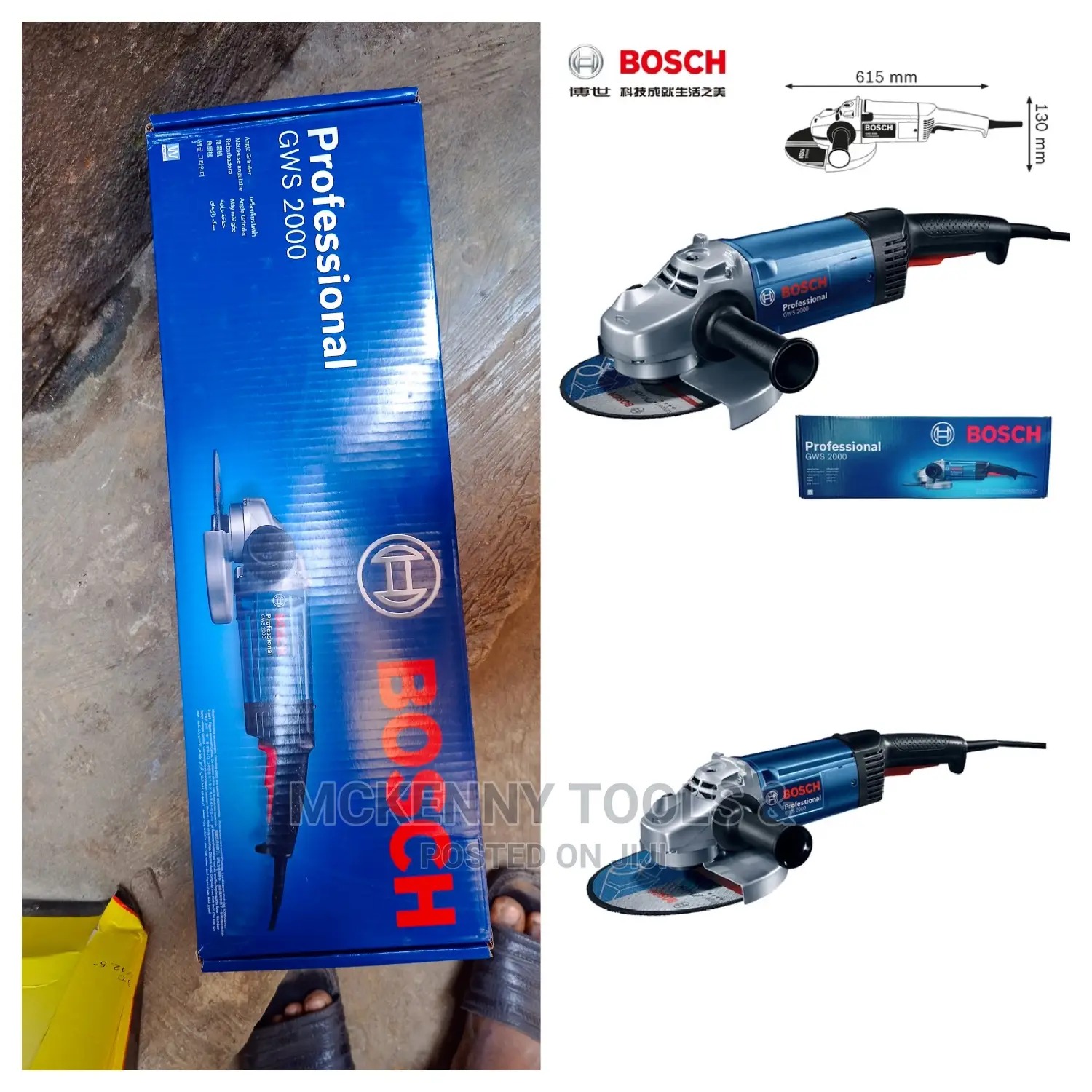 Bosch Gws2000-230 Angle Grinder 2000w