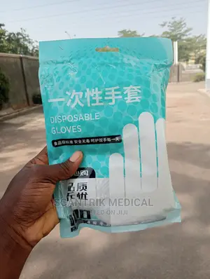 Disposable HDPE Gloves, Size: Medium