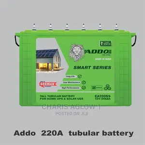 Addo 220AH Tubular Battery