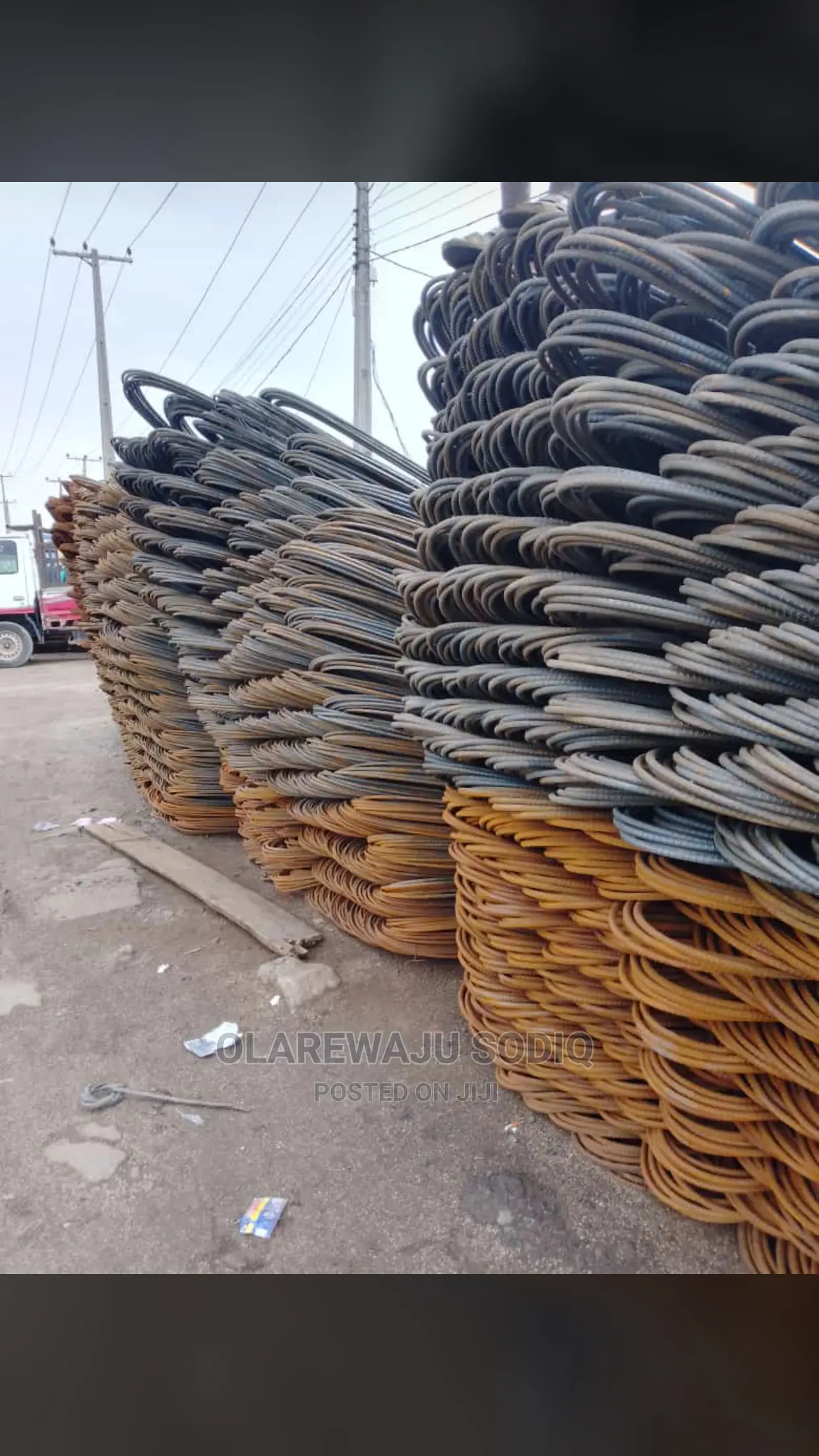Major Distributor of Local and TMT Iron Rod in Agege Building